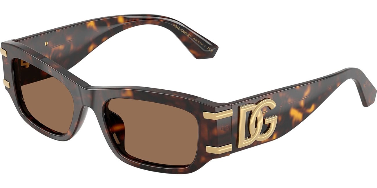 Dolce&Gabbana Woman Sunglass DG4564 -  Frame color: Havana, Lens color: Dark Brown