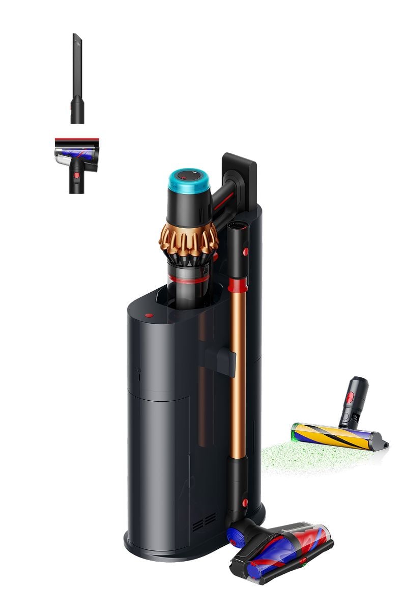 Dyson V16 Piston Animal + Auto-Empty Dok cordless vacuum | Black/Copper - Black/copper