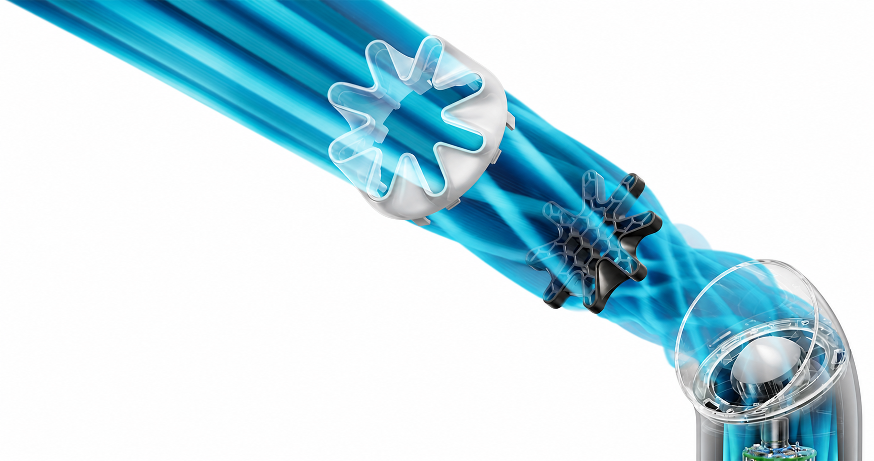 Dyson HushJet Mini Cool Ink/Cobalt Fan with Boost Mode