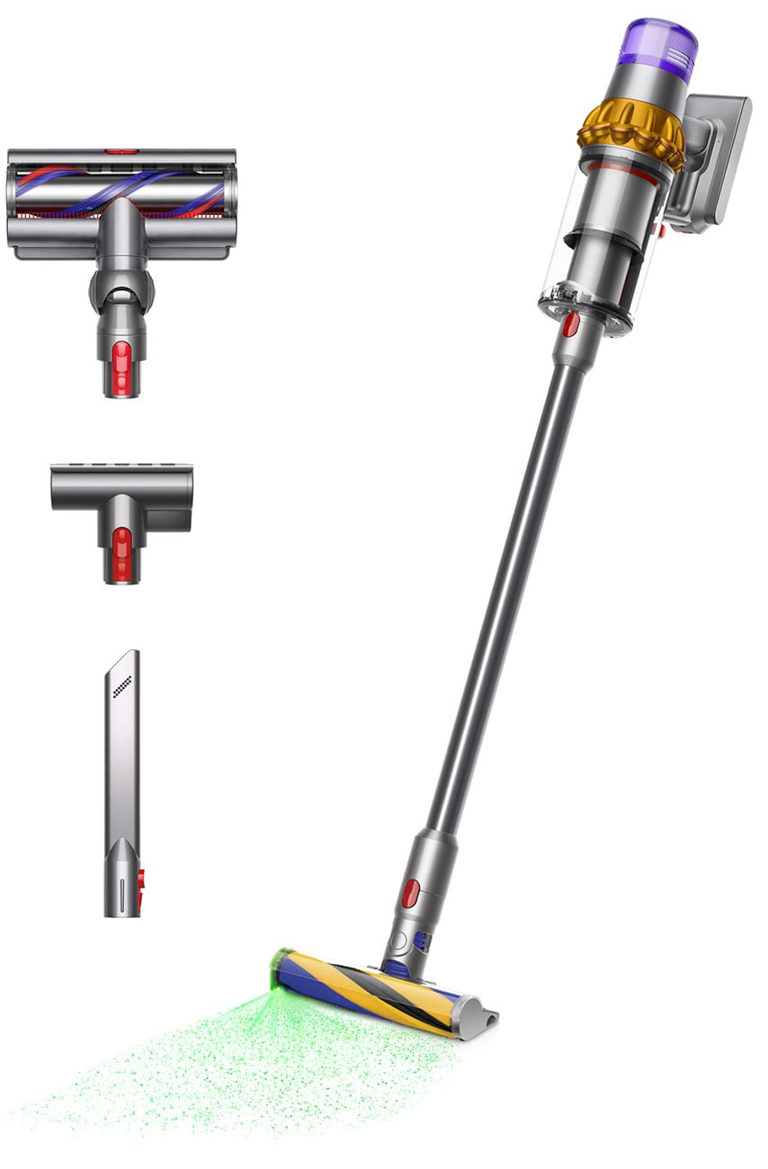 Dyson V15 Detect cordless vacuum - Yellow/nickel