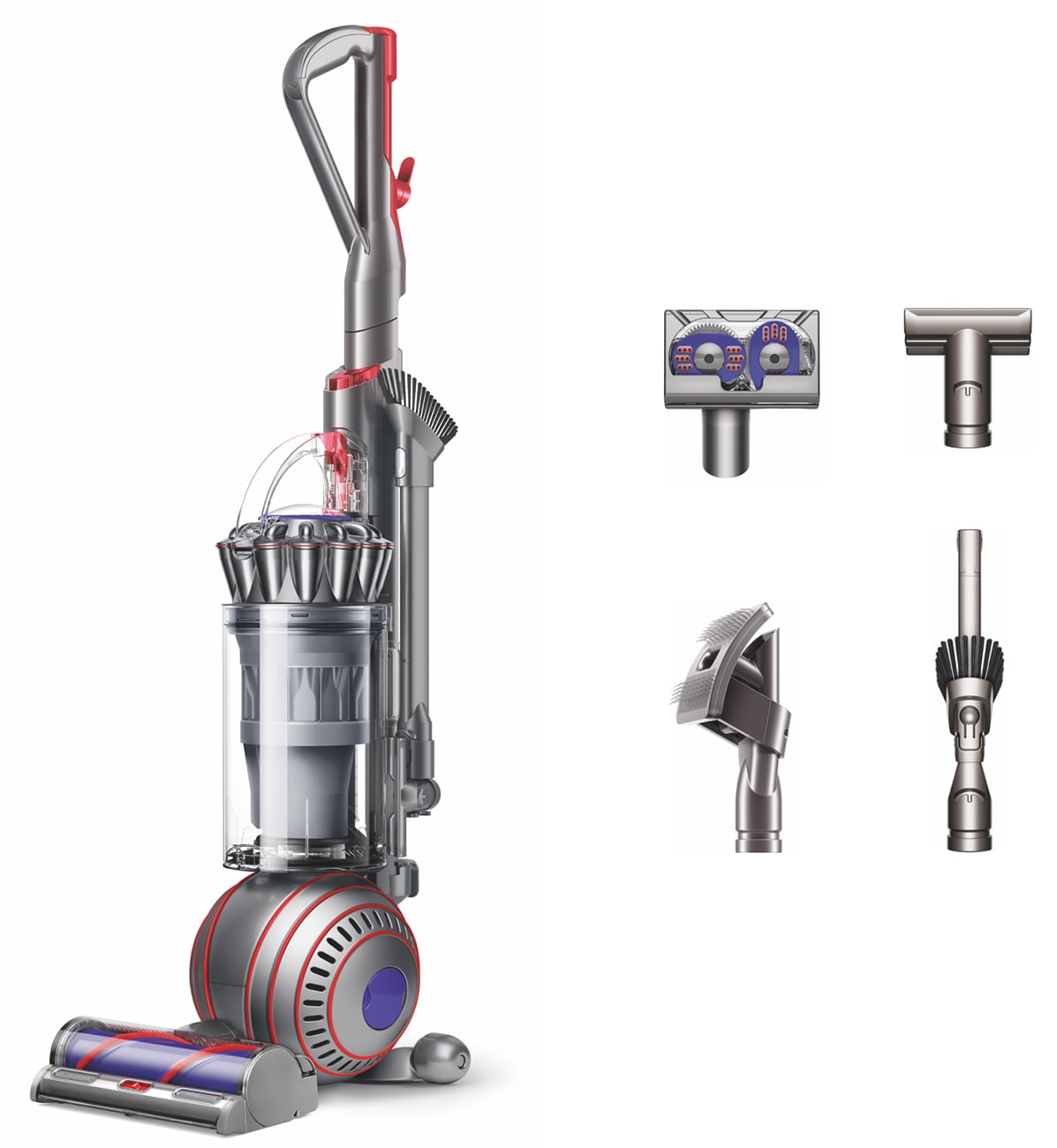 Dyson Ball Animal 3 Extra Corded Vacuum | Nickel/Silver - Nickel/silver