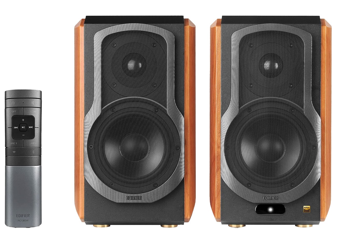 Edifier S1000W アクティブ スピーカー WiFiストリーミング Edifier Wi-Fi Hi-Fi Active Bookshelf Speakers - S1000W