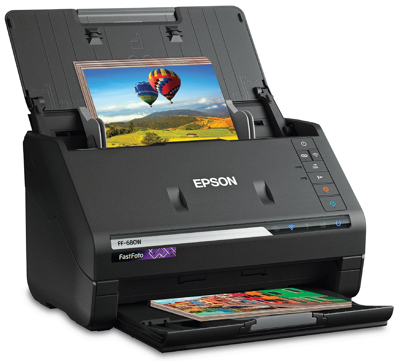 Epson FastFoto FF-680W Wireless High-speed Photo Scanning System in Black