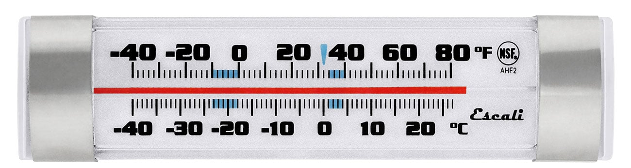 Escali Column Refrigerator / Freezer Thermometer in White