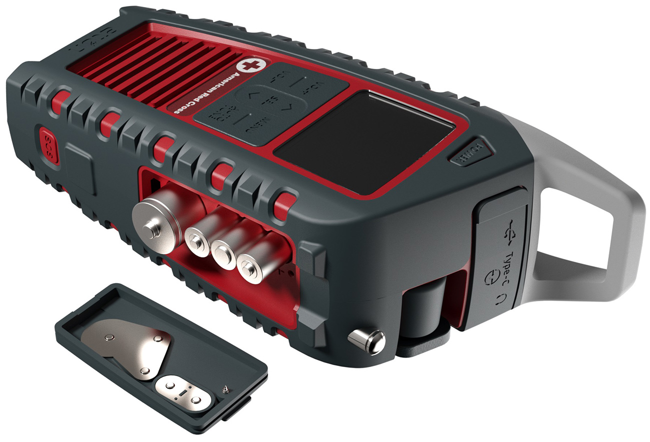 UOHHBOE Portable Hand Crank Solar Radio Rechargeable DAB AM/FM 5000mAh