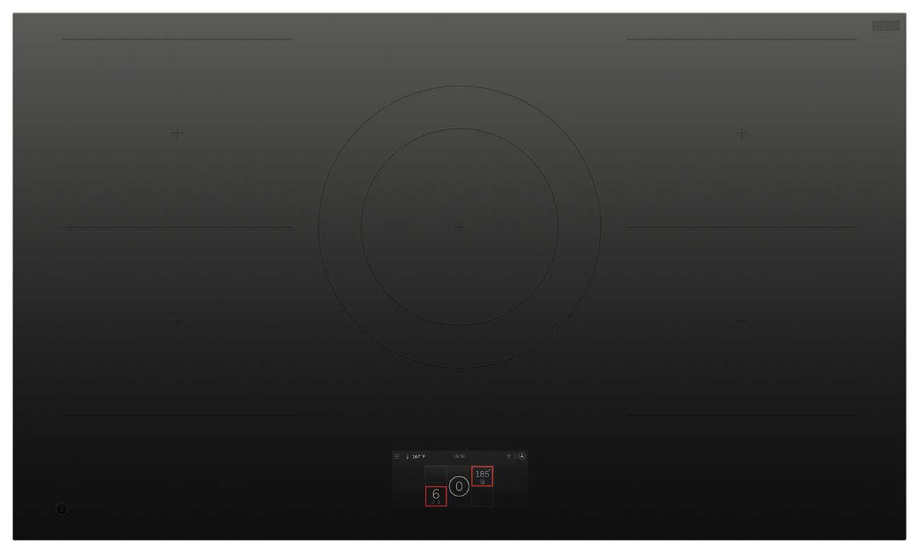 Fisher & Paykel Series 9 Primary Modular Induction Cooktop 36-Inch in Black