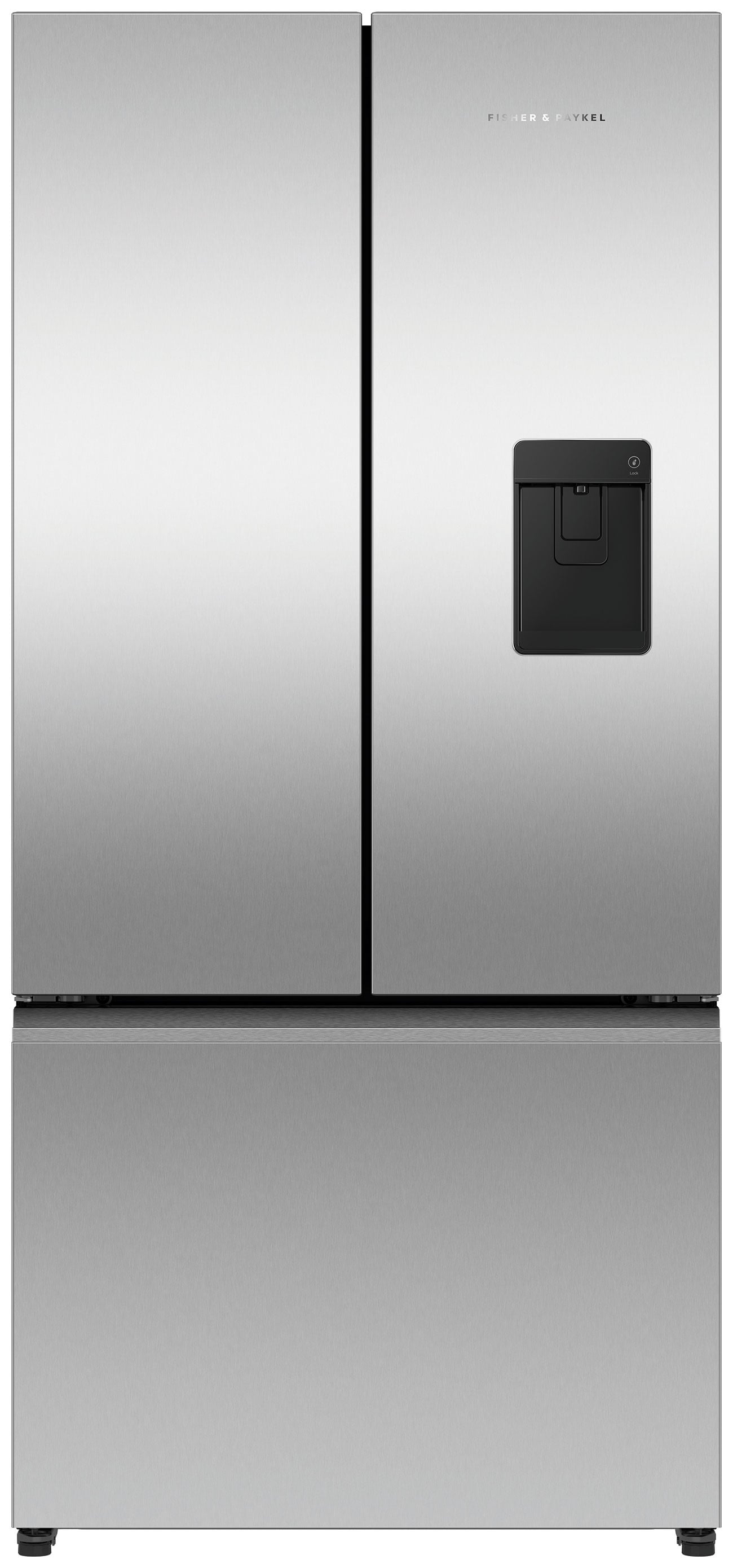Fisher & Paykel Series 7 18 Cu. Ft. French Door Counter Depth Refrigerator with Water Dispenser and Ice Maker 32-Inch Wide in Stainless Steel