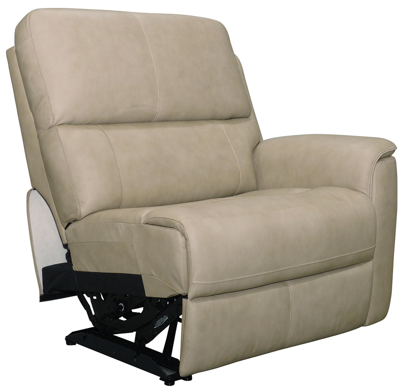 Flexsteel Henry Beige Leather RAF Power Recliner w/PH