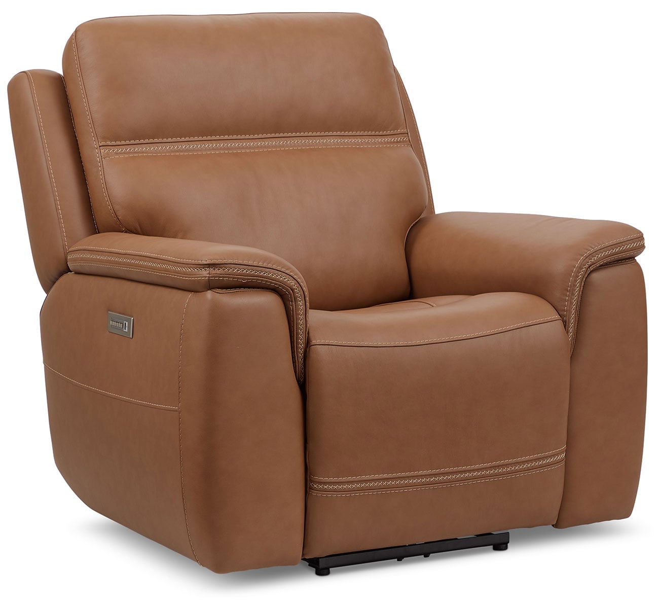 Sawyer Harvest Leather Zero Gravity Power Recliner with Power Lumbar and USB Charging