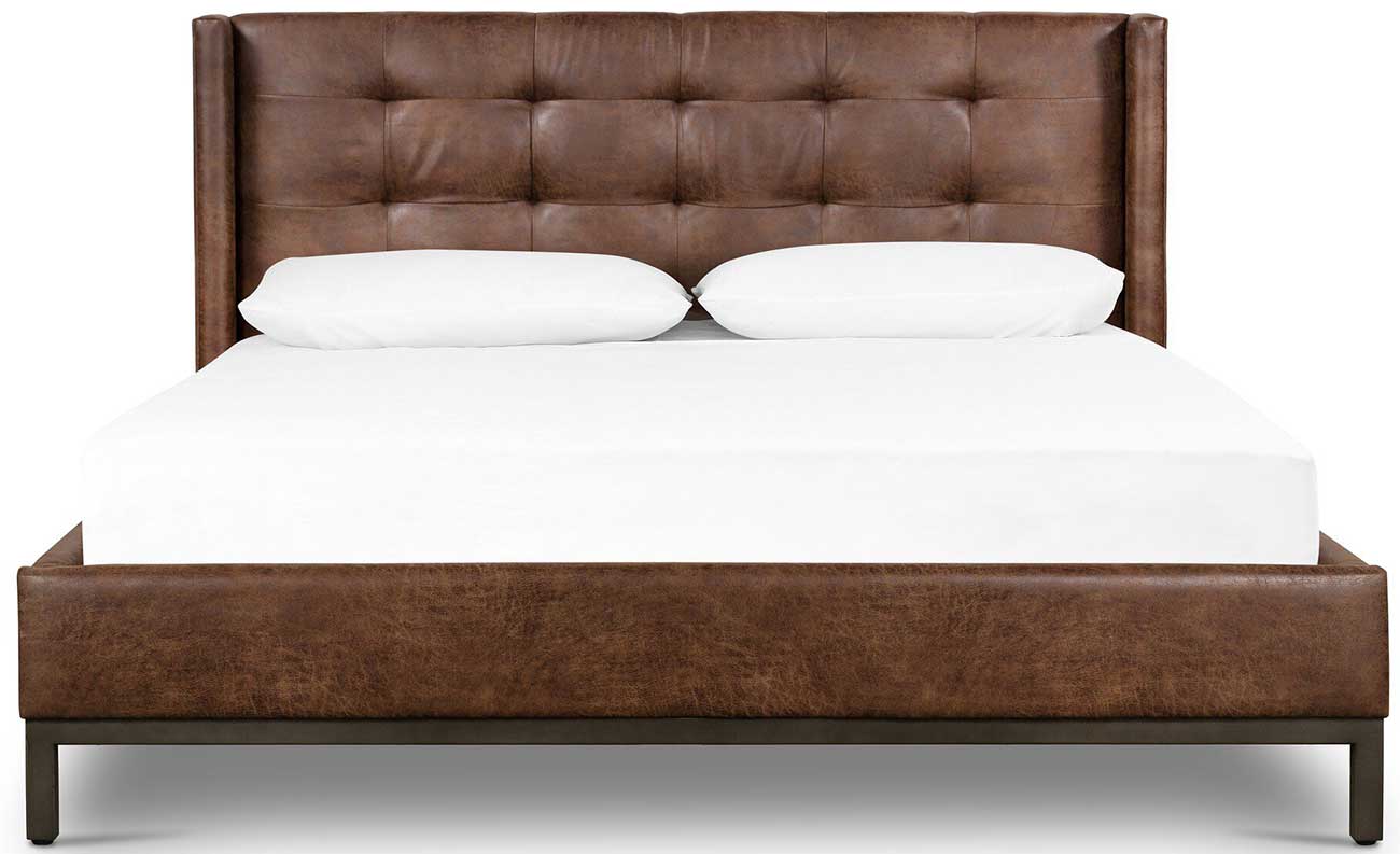 Four Hands Newhall Queen Bed 40 Inch in Vintage Tobacco - 105969-032
