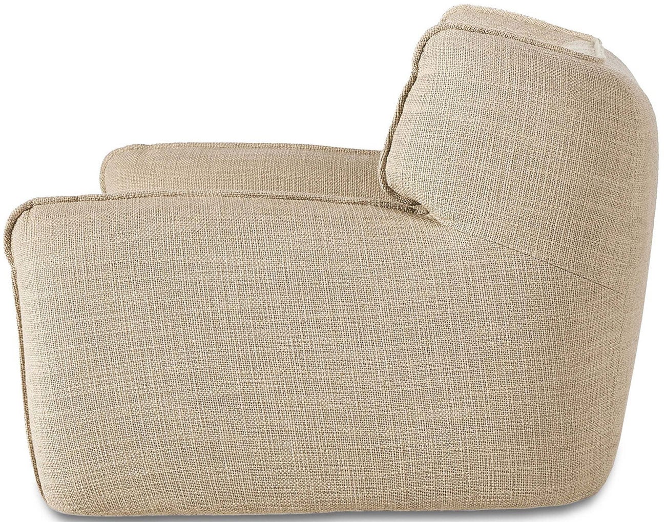 Four Hands Garland Swivel Chair Saxon Sand Fabric 245880001