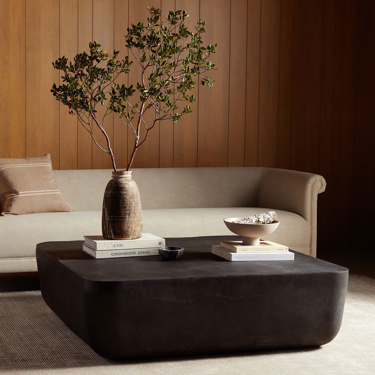 Four Hands Basil Square Outdoor Coffee Table, 48