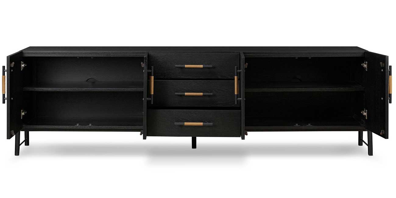 Four Hands Rosedale Media Console in Chaps Sand - 108672-004