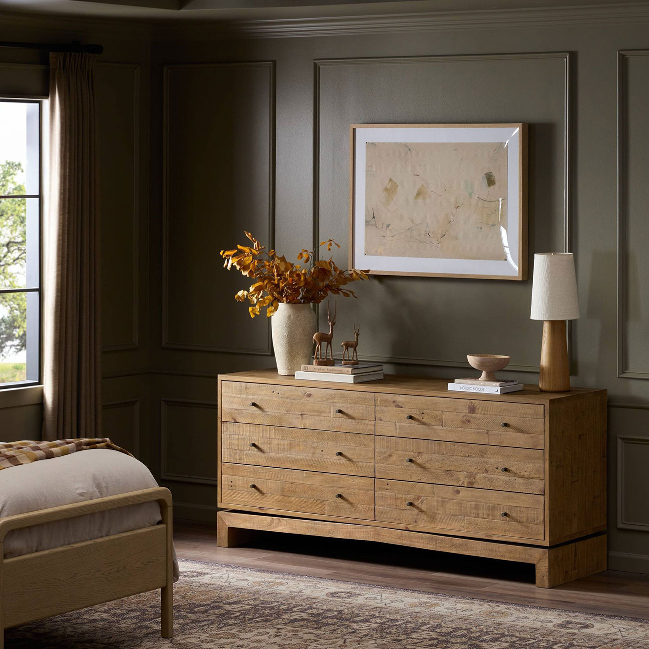 four hands dresser Four Hands Sheldon 6 Drawer Dresser