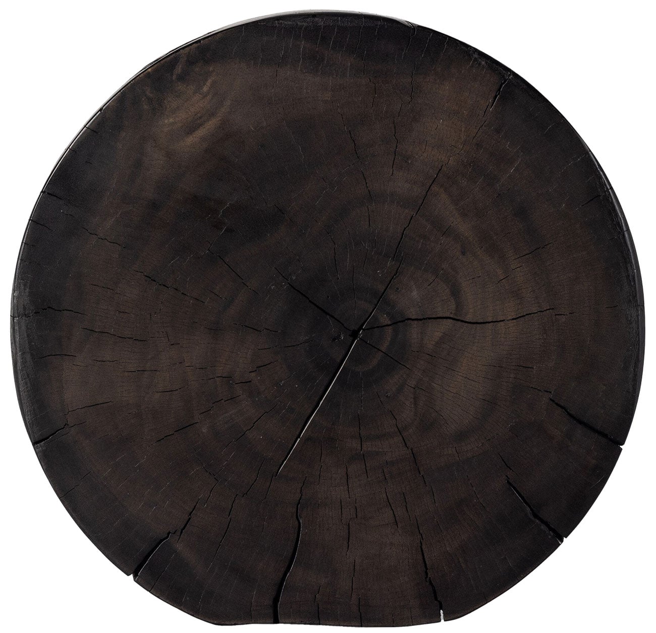 Four Hands Tino End Table in Rubbed Black - 234619-001