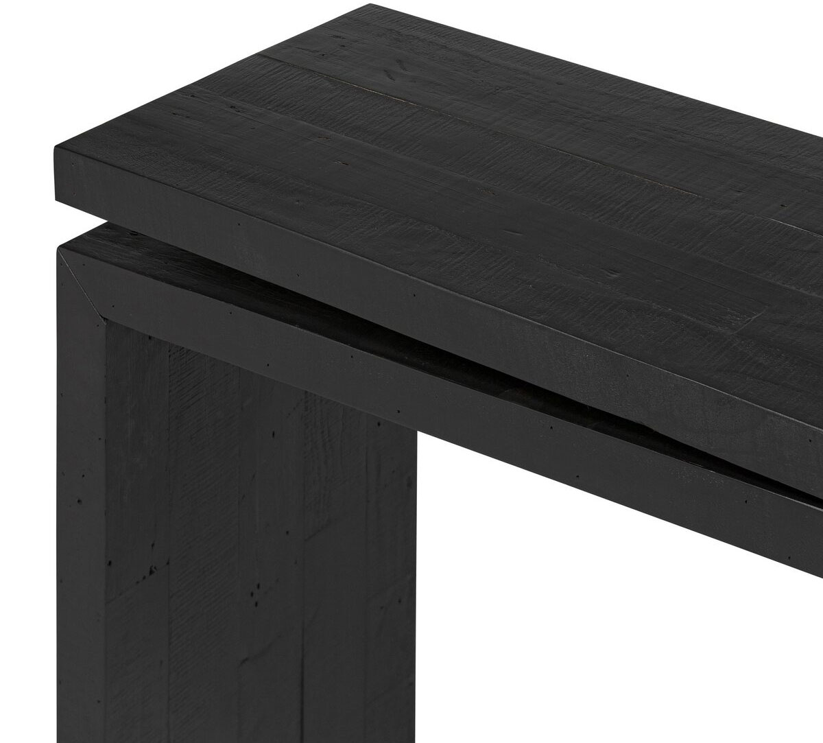 Four Hands Matthes Console Table Aged Black Pine 247427003