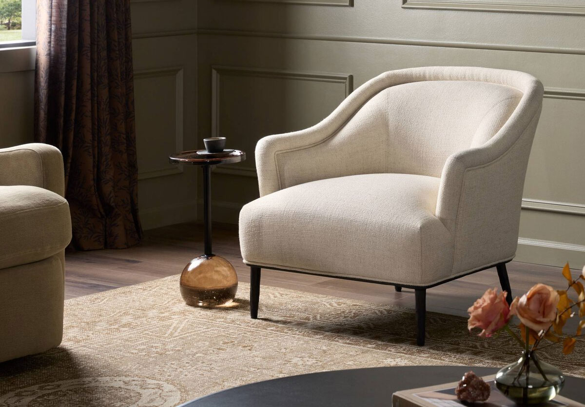Four Hands Noel Chair in Thames Cream - 249417-001 | Abt