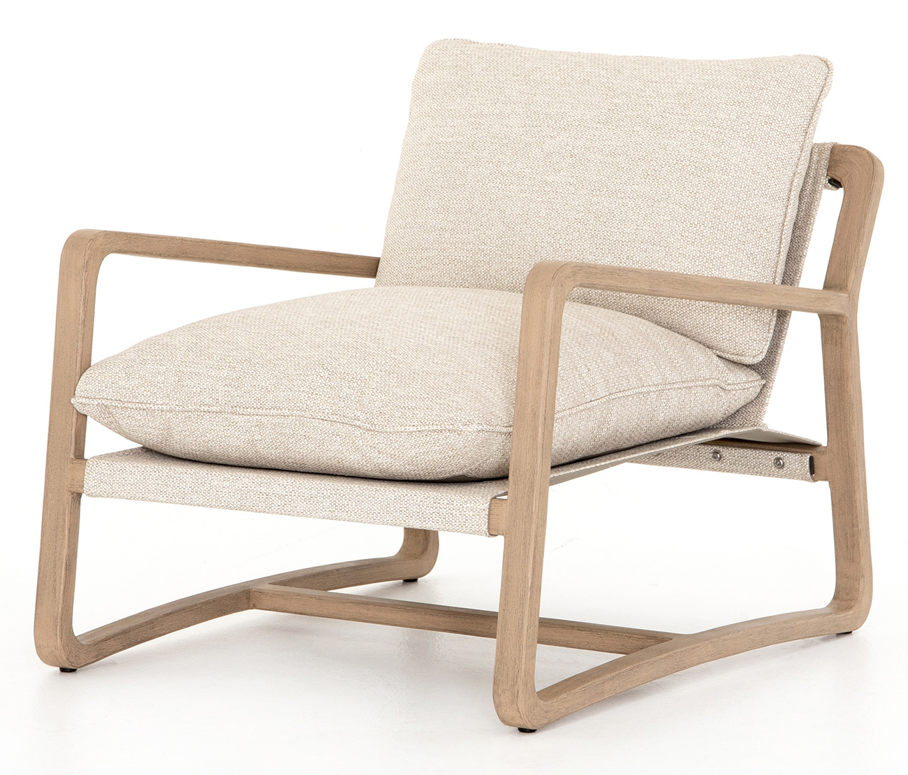 Four Hands Faye Sand & Brown Lane Outdoor Chair - JSOL-077