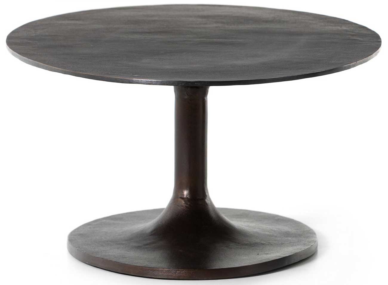 Four Hands Simone Oval Coffee Table in Antique Rust - 227822-001