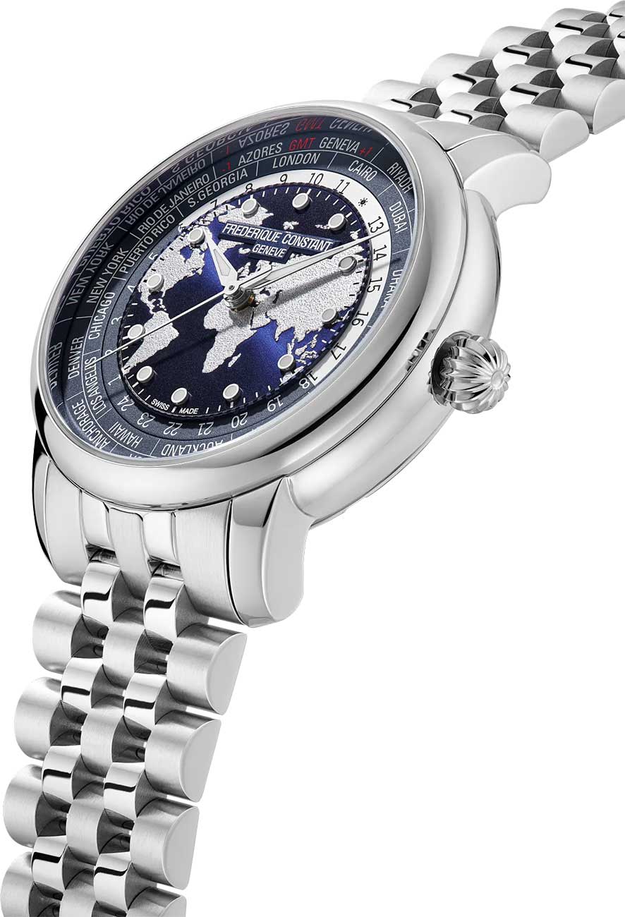 FREDERIQUE CONSTANT 腕時計 本体 Frederique Constant Classic Worldtimer Watch - FC-719NN3H6B