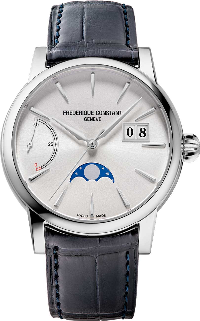 Frederique Constant Manufacture Classic Power Reserve Watch Big Date 40mm with Silver Dial 6195$