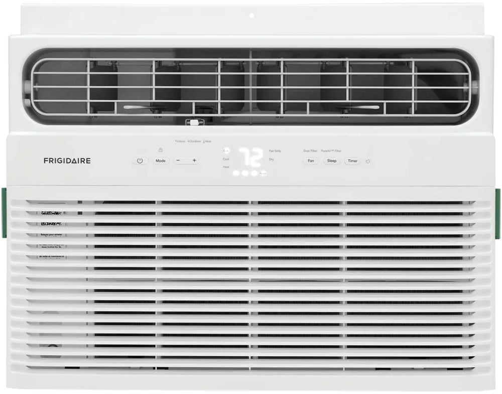 Frigidaire 8,000 BTU 115 V Window Air Conditioner with Supplemental Heat in White