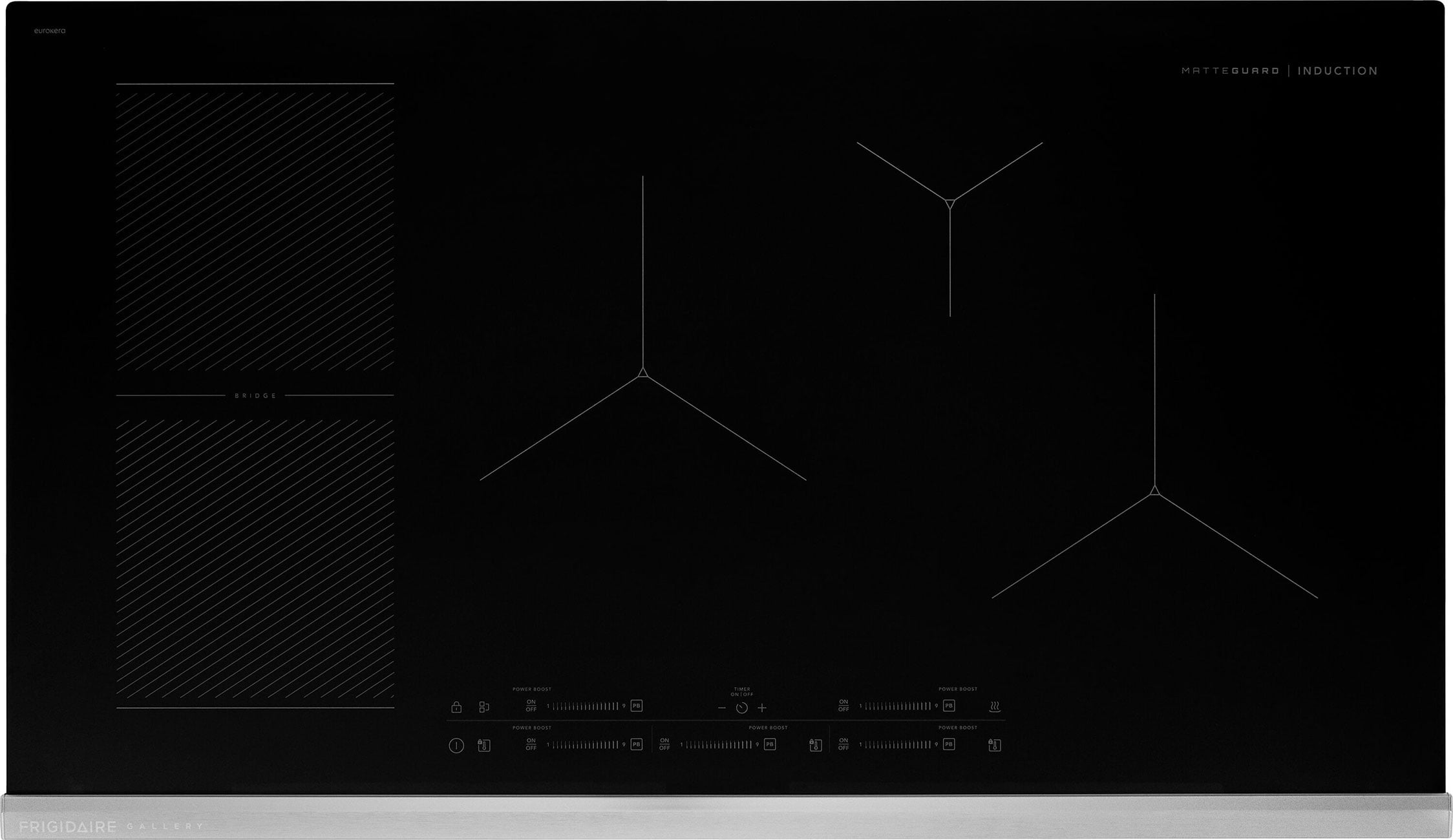 Frigidaire Gallery Induction Cooktop 36-Inch Wide in Stainless Steel