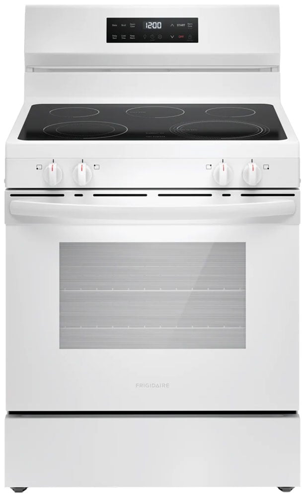 Frigidaire 30 In. Electric Range with the EvenTemp Cooktop Element in White