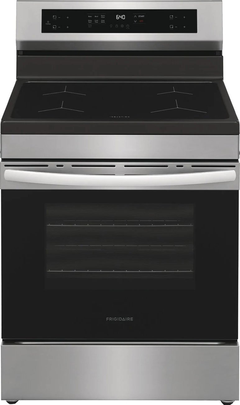 Frigidaire Induction Range with Rear Control 30-Inch in Stainless Steel