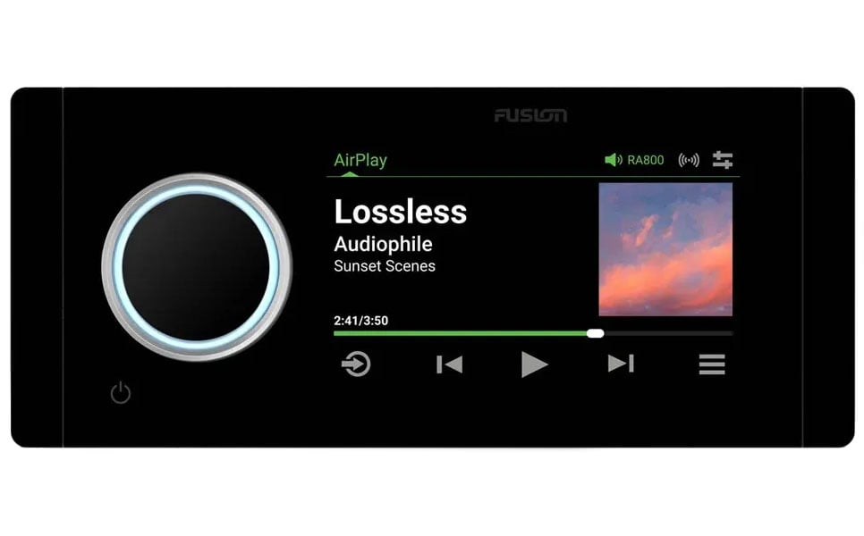 Fusion Apollo MS-RA800 Marine Stereo with Lossless Audio