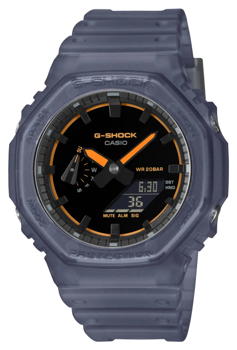 G-Shock Analog-Digital 2100 Series Watch 45.4mm in Piano Black