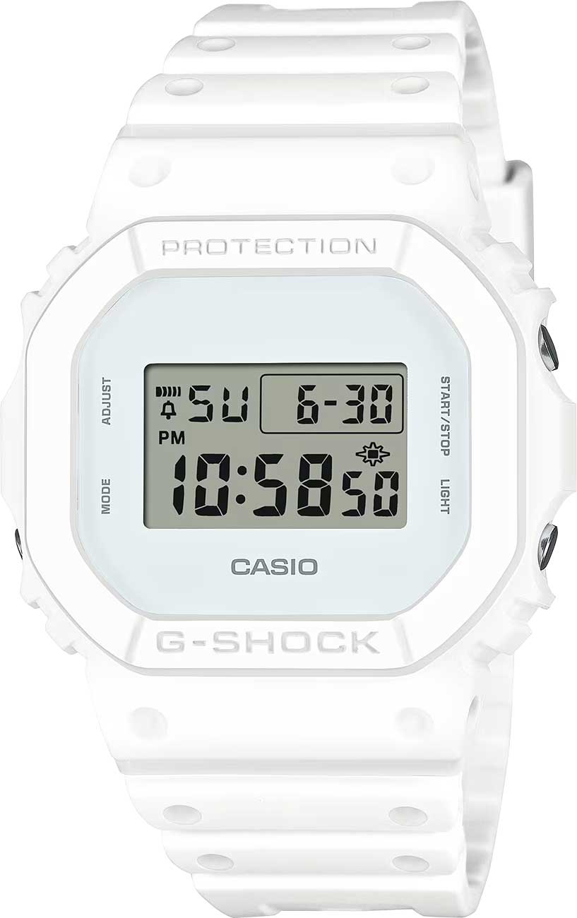 GShock Digital 5600 Series Watch 428mm in White Resin