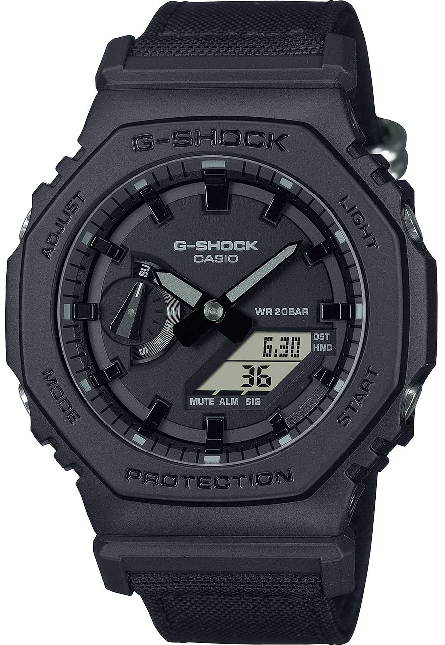 G-Shock Analog-Digital 2100 Series Watch Black|Black - GA2100BCE-1A