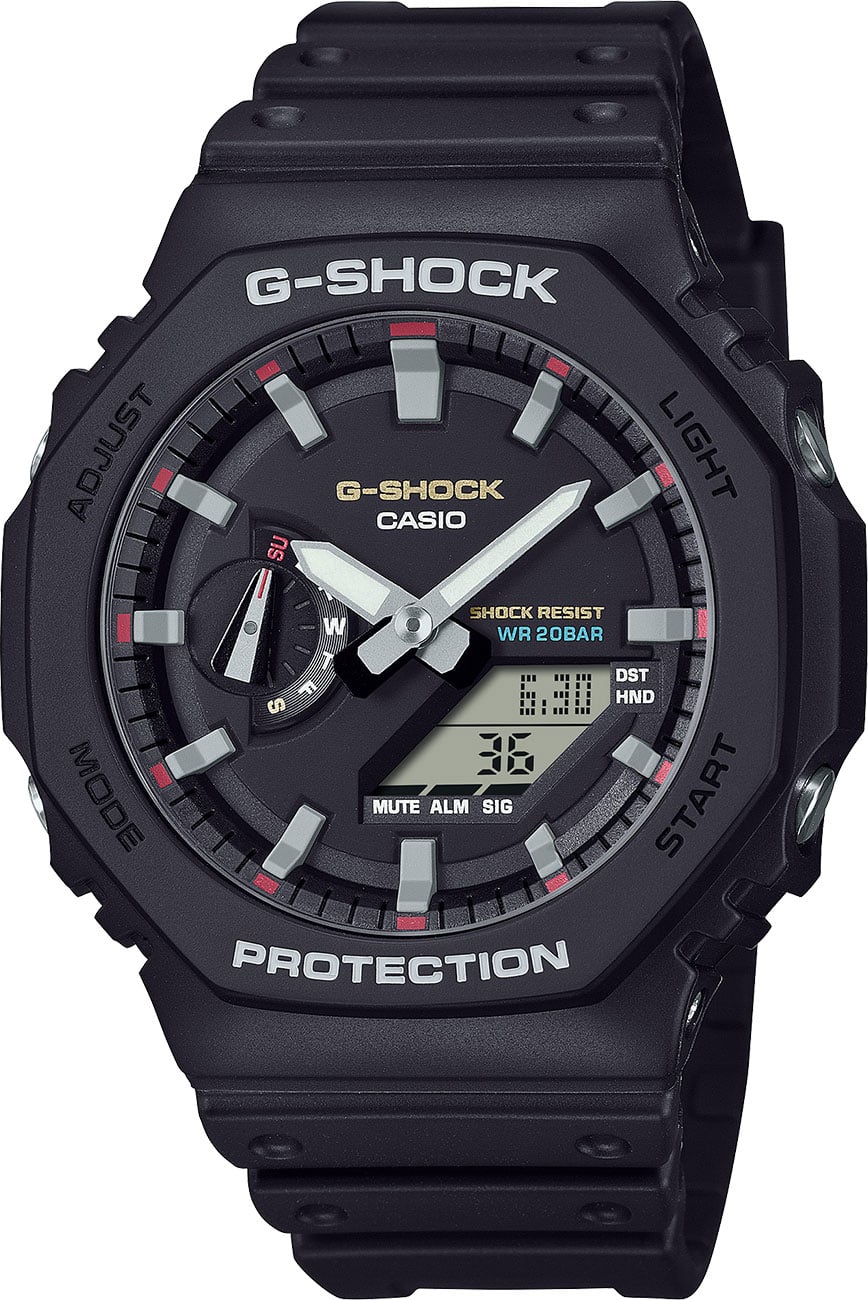 Casio G-Shock Orologio Uomo in Resina e carbonio - CA.GA-2100-1A4ER