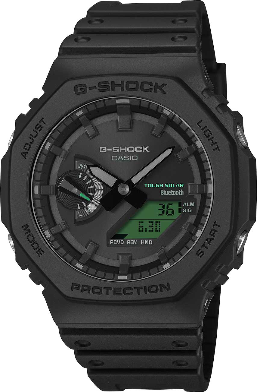 G-Shock Analog-Digital 2100 Series Watch 45.4mm in Black Resin