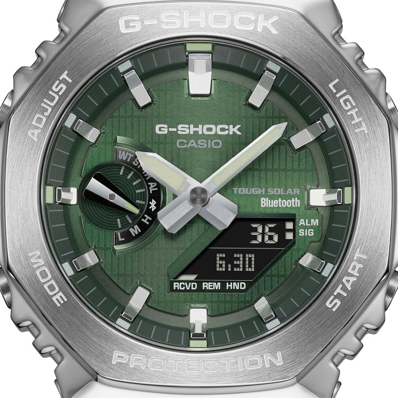 G-Shock G-Steel 2100 Series Watch with Green Dial | Abt