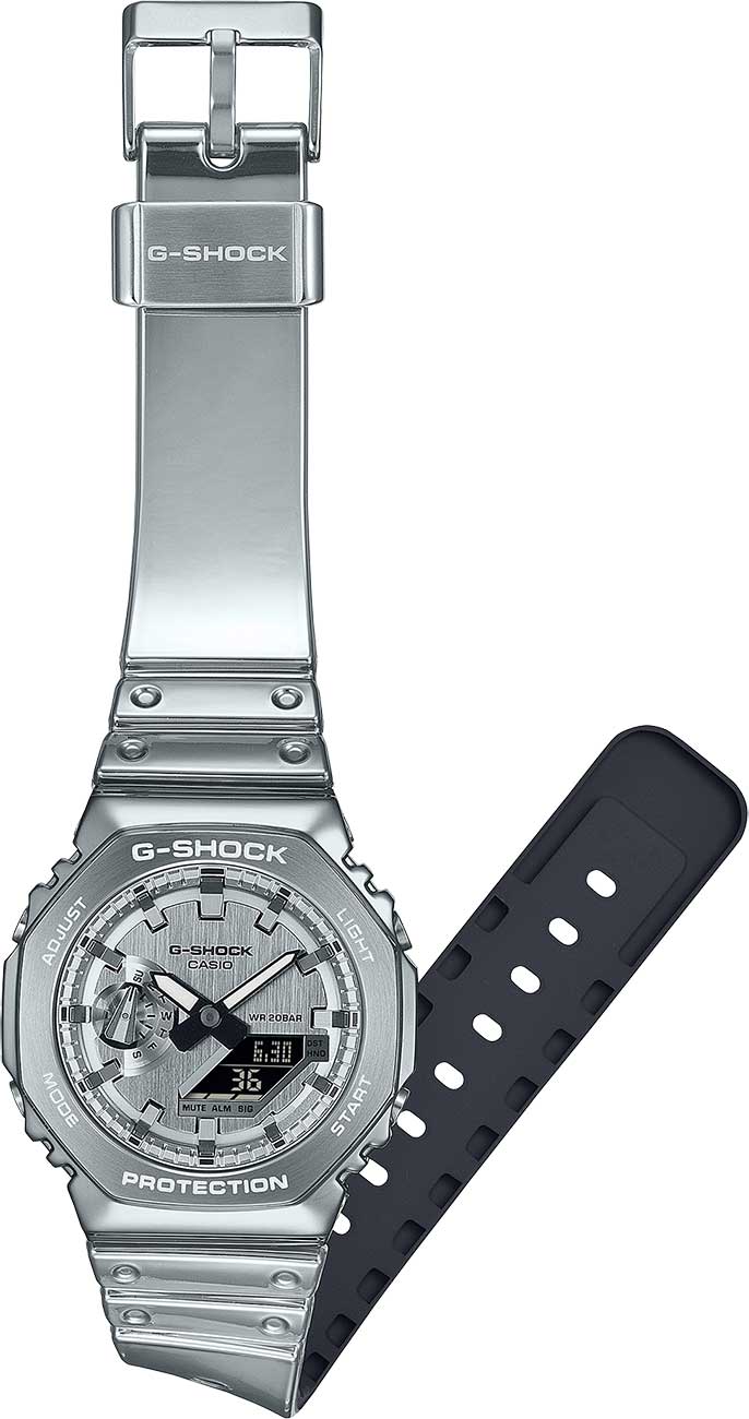 G-Shock GM2100YM-8A Fine Metallic G-Steel 44.4mm Watch