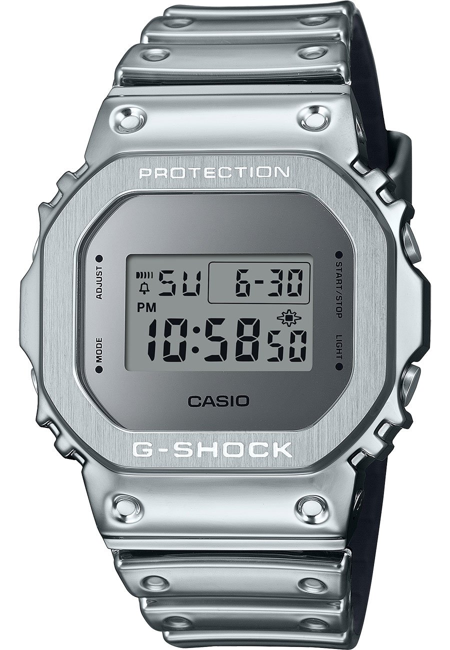 【もんもん】[超美品]CASIO G-SHOCK G-STEEL G-Shock G-Steel 5600 Series Watch with Grey Dial - GM5600YM-8A8