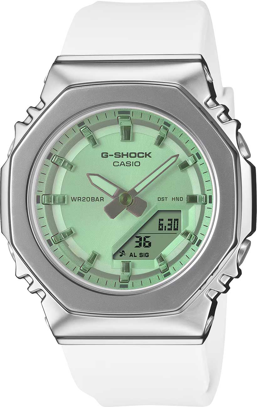 G-Shock Unisex Analog-Digital Resin Watch 40.5mm - White