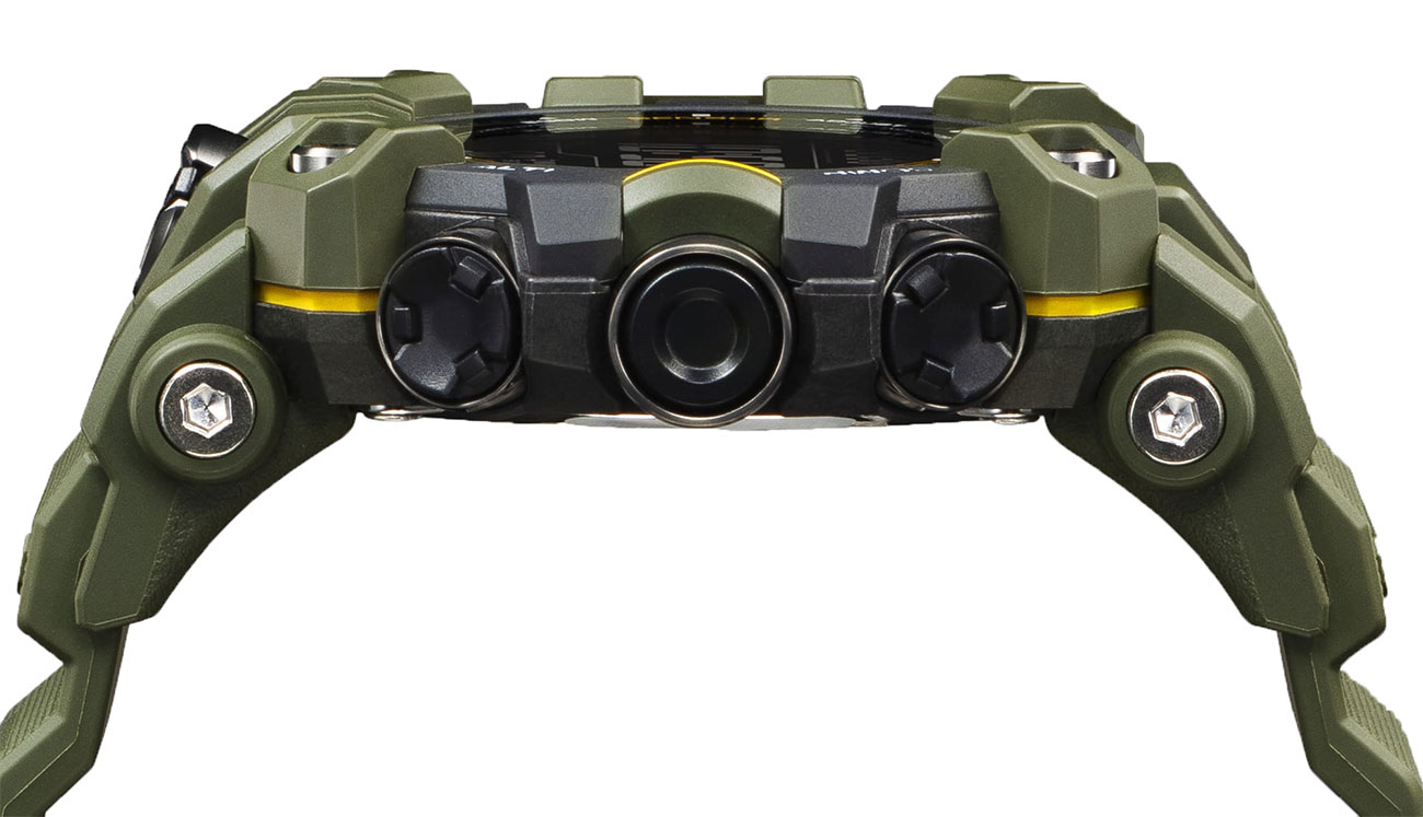G-SHOCK Master of G Land Mudman 53mm Watch, Green Strap