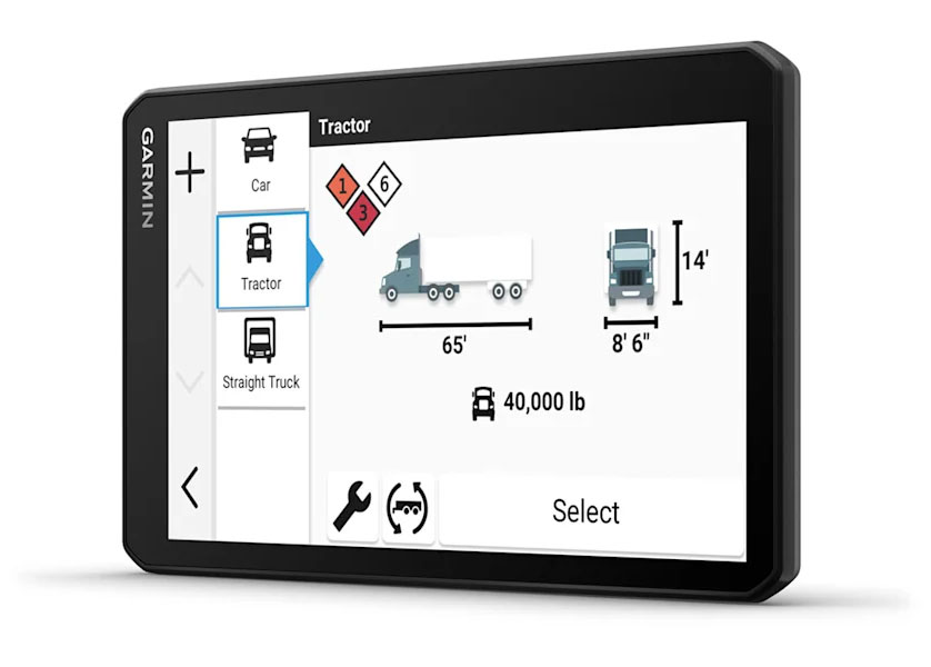 Garmin dezlCam OTR725 Trucking GPS 7