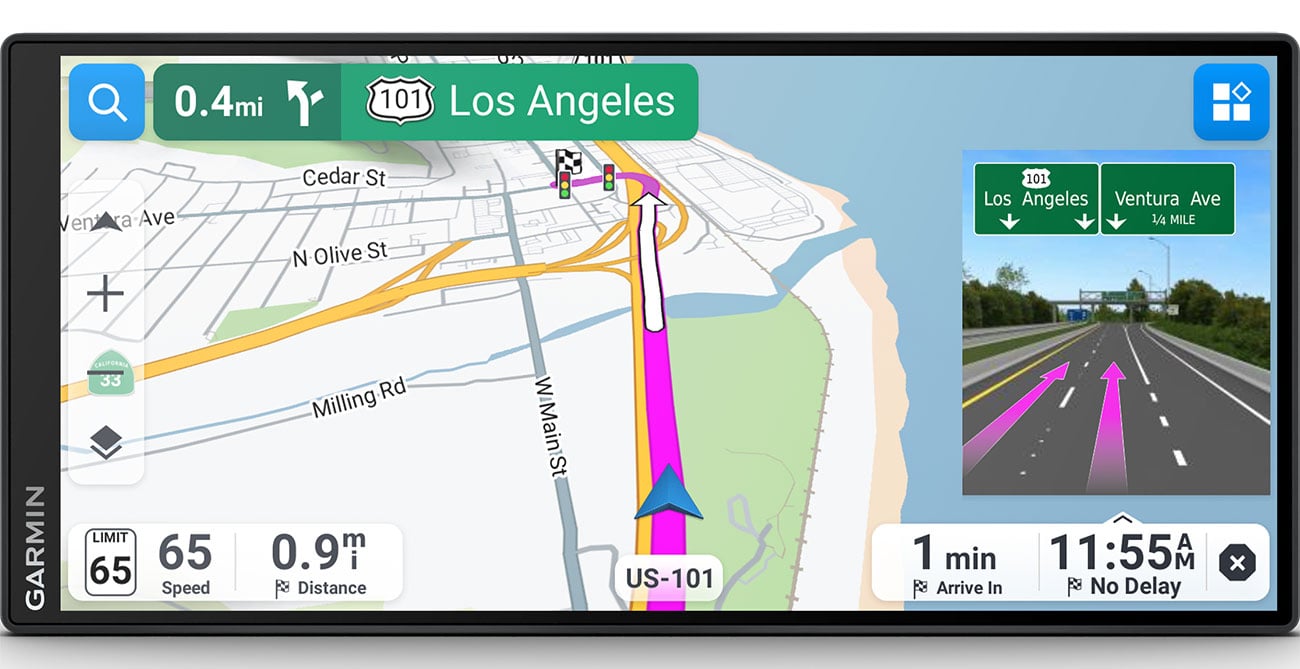 Garmin Drive 7.1 Inch GPS Navigator with Ultrawide Display and Driver Alerts