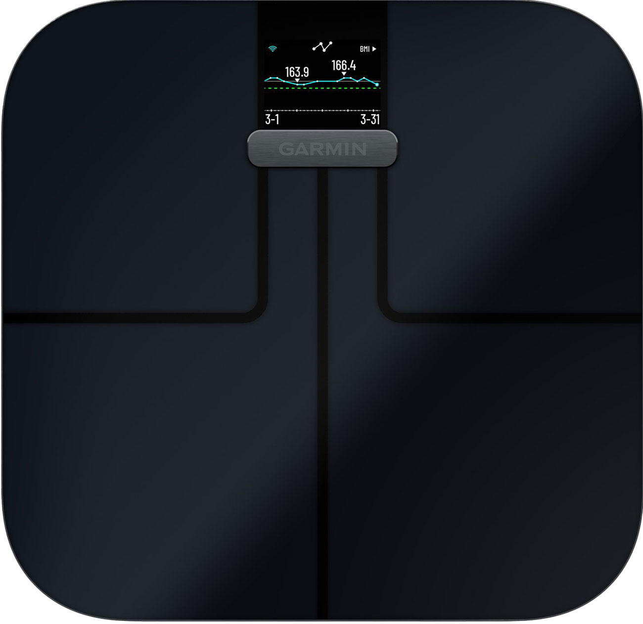 Garmin Index S2 Smart Scale with Health Statistics | Abt