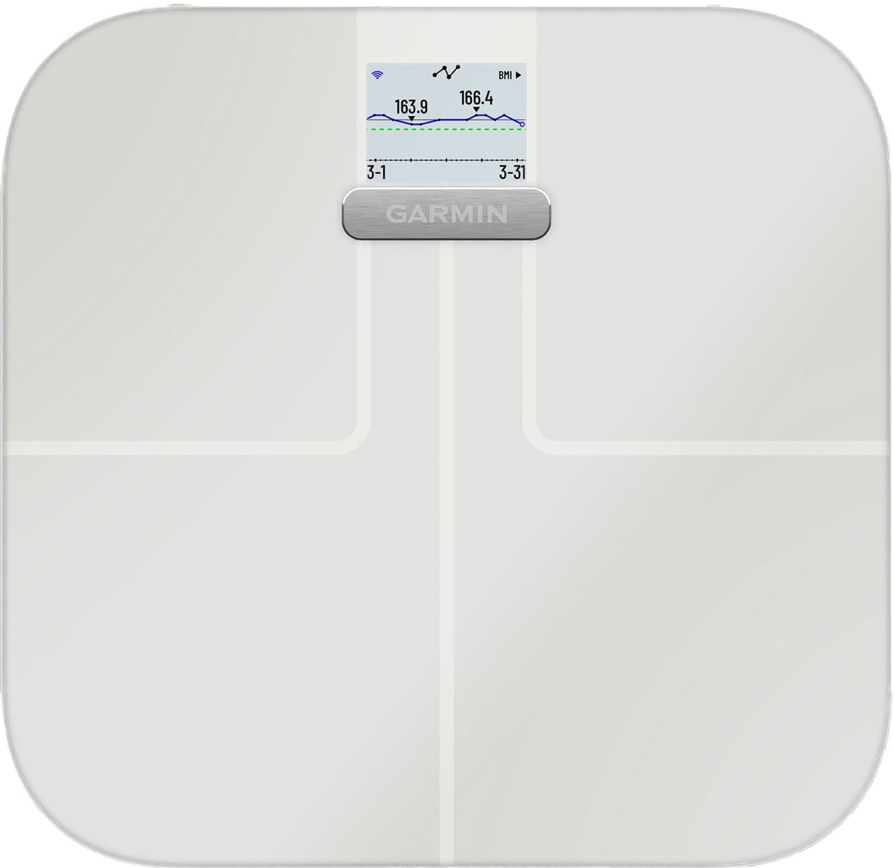 Garmin Index S2 Smart Scale in White- 010-02294-03 | Abt