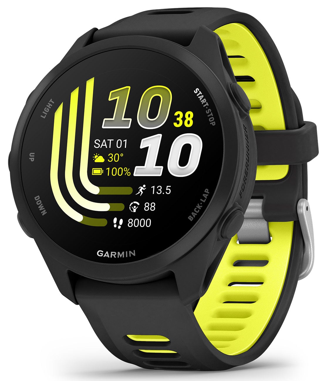 Garmin Forerunner 170 42mm Black Yellow Smartwatch