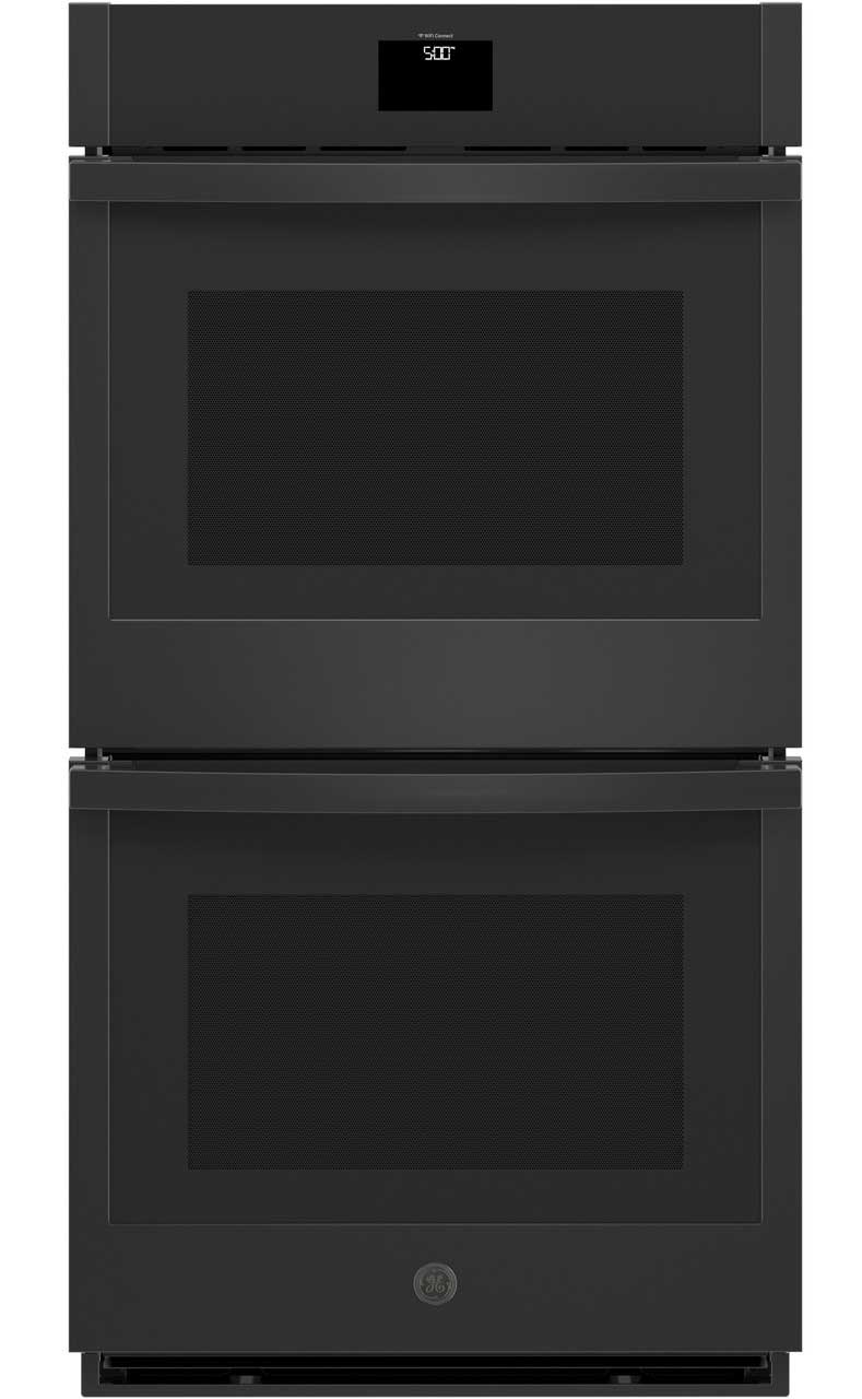 GE Double Wall Oven Smart Built-In Convection 27 Inch in Black
