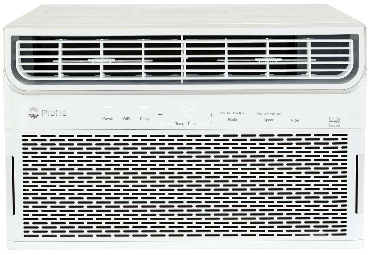 GE Profile Inverter Smart Ultra Quiet Window Air Conditioner 12,000 BTU 115V in White