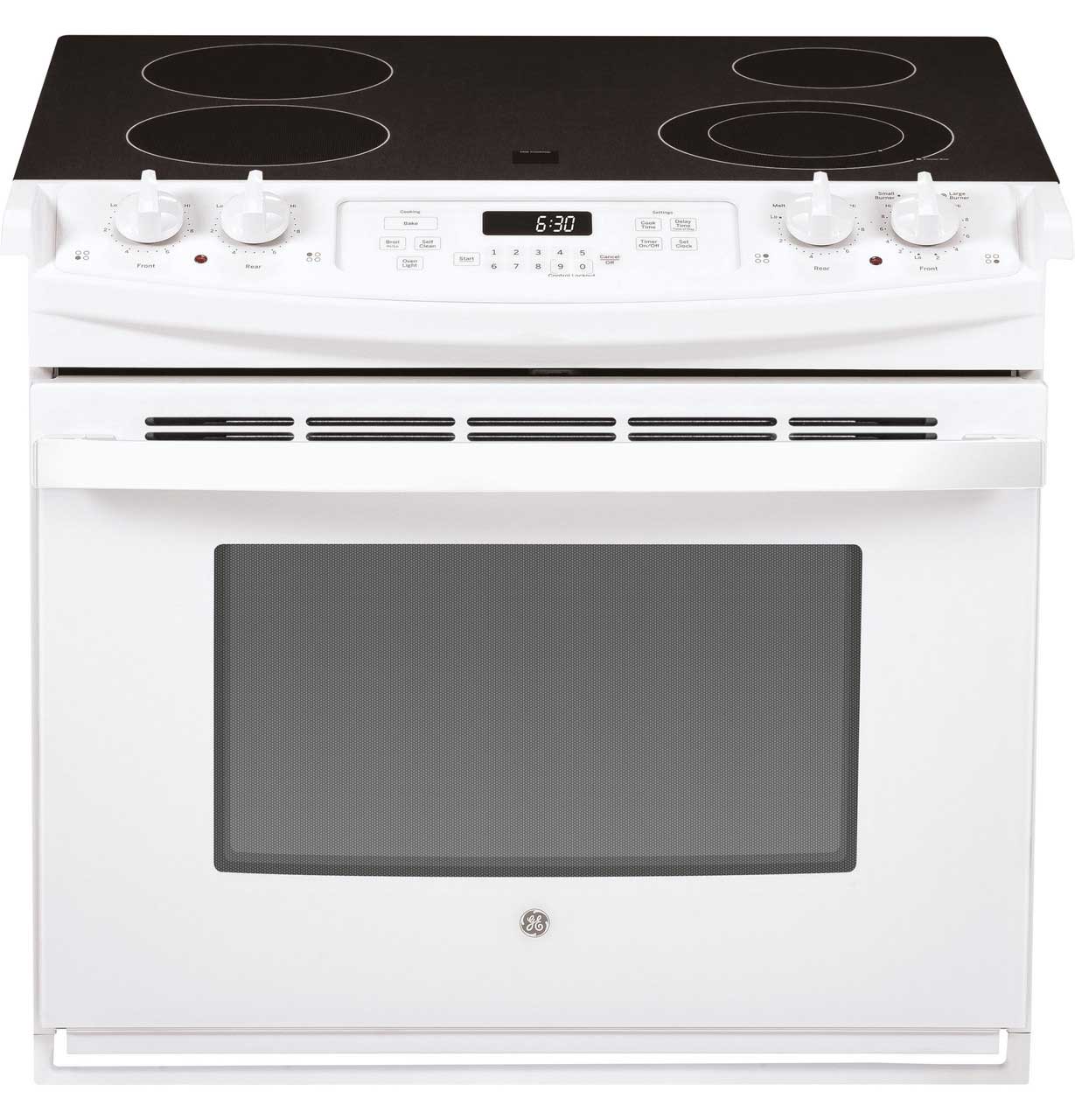 Questions & Answers for GE Drop-In Electric Range 30 Inch White ...