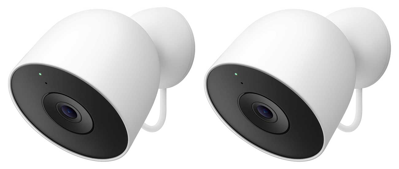 Google - Google Nest Cam 2個まとめ売り Google Nest Cam 2-Pack - Wireless Indoor/Outdoor Security