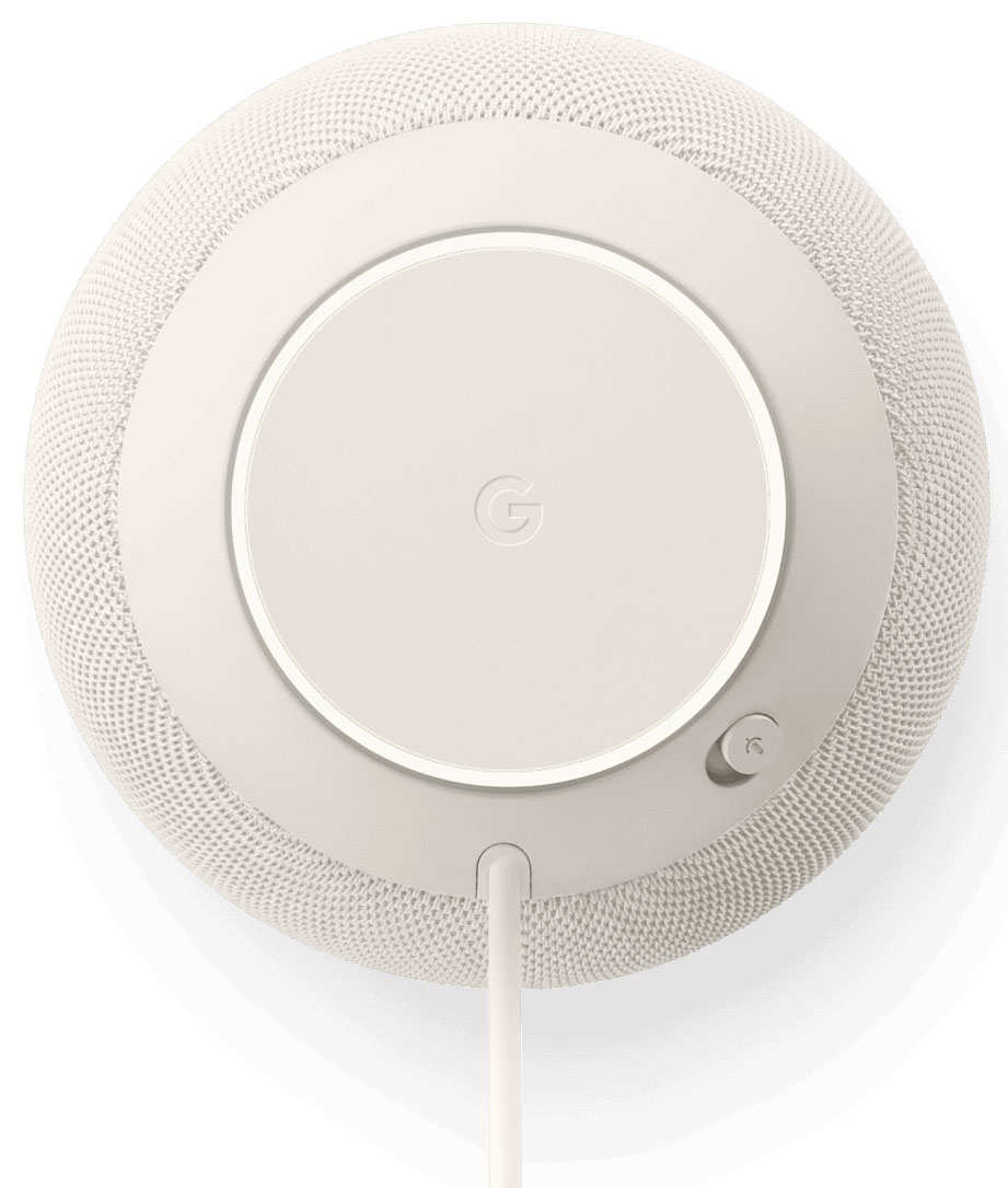 Google Home Speaker with Gemini in Porcelain - GA09978-US